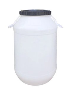 销家用塑料水桶100升L储水桶户外工业发酵装水桶加厚带盖超大圆桶