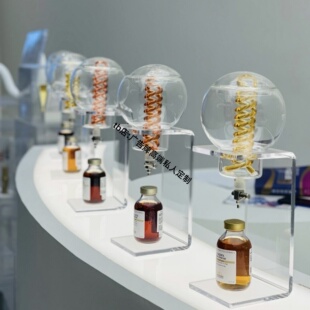 冷凝萃取精油展示架美容院产品提取装置摆件整形医美原料介绍装饰