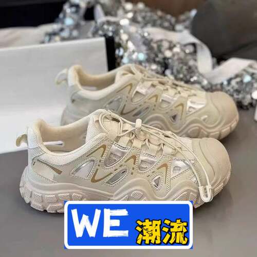 晋江山猫鞋业厚底丑萌休闲鞋女款夏季新款户外镂空运动凉鞋登山鞋