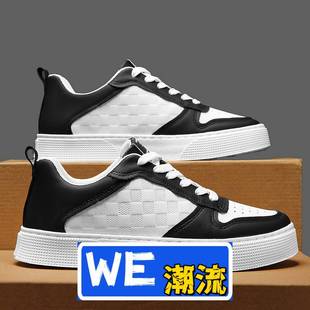 福建晋江高端男鞋新款运动春季潮流韩版学生板鞋百搭男士小白鞋男