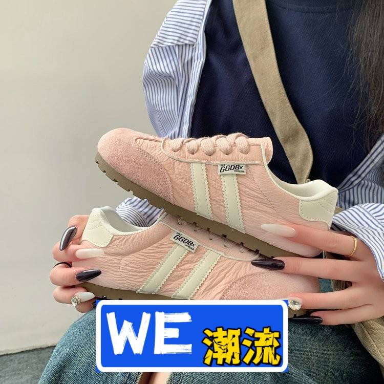 青岛福克莱女鞋老爹鞋复训鞋女年春夏季新款平底休闲小白鞋舒适软