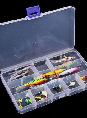 26pcs/set Winter Ice Fishing Hooks Artificial Hard Lures