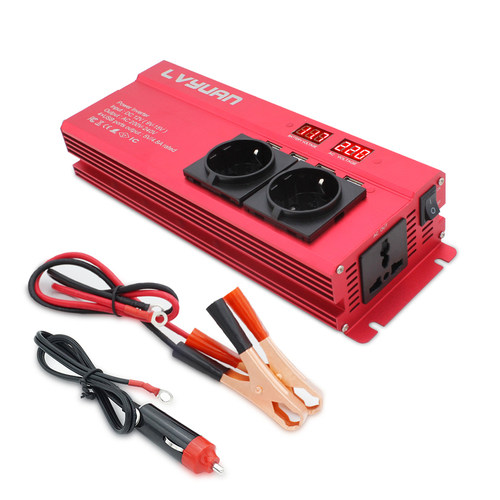 DC12V To AC 110V/220V 1300W Continuous/6000W Peak Suitable F