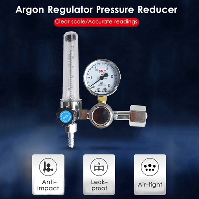 KKmoon G5/8'' 0-25Mpa Argon FlowMeter Leakproof Gas