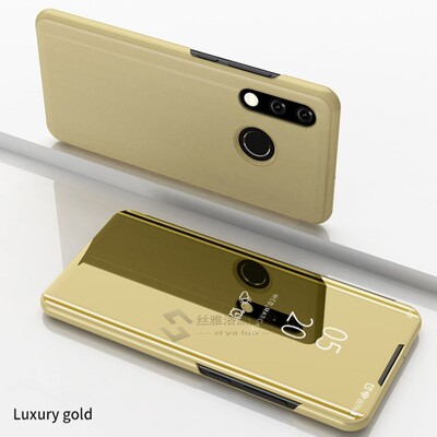 Mirror Flip Case  Huawei P8 P9 Lite 2017 P10 P20 P30 Pro Mat