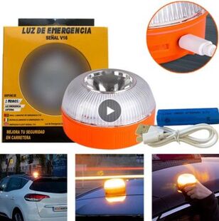 Emergency Light V16 Homologated Dgt Approved Car Emergency