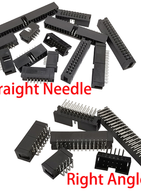 10Pcs DC3 2.54mm Pitch 6P-50 Pin IDC Socket PCB Connector Ri