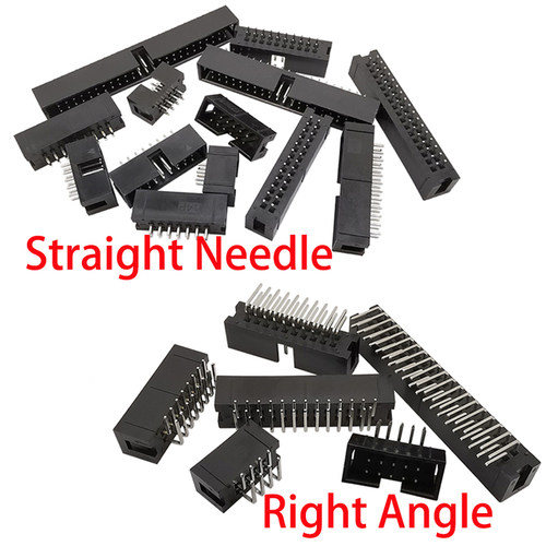 10Pcs DC3 2.54mm Pitch 6P-50 Pin IDC Socket PCB Connector Ri