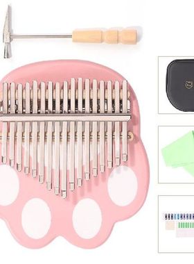 Kalimba 17 Keys Musical Instrument Cute Finger Thumb Piano