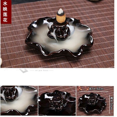 Backflow Incense Burner Holder Ceramic Zen Incense Waterfall