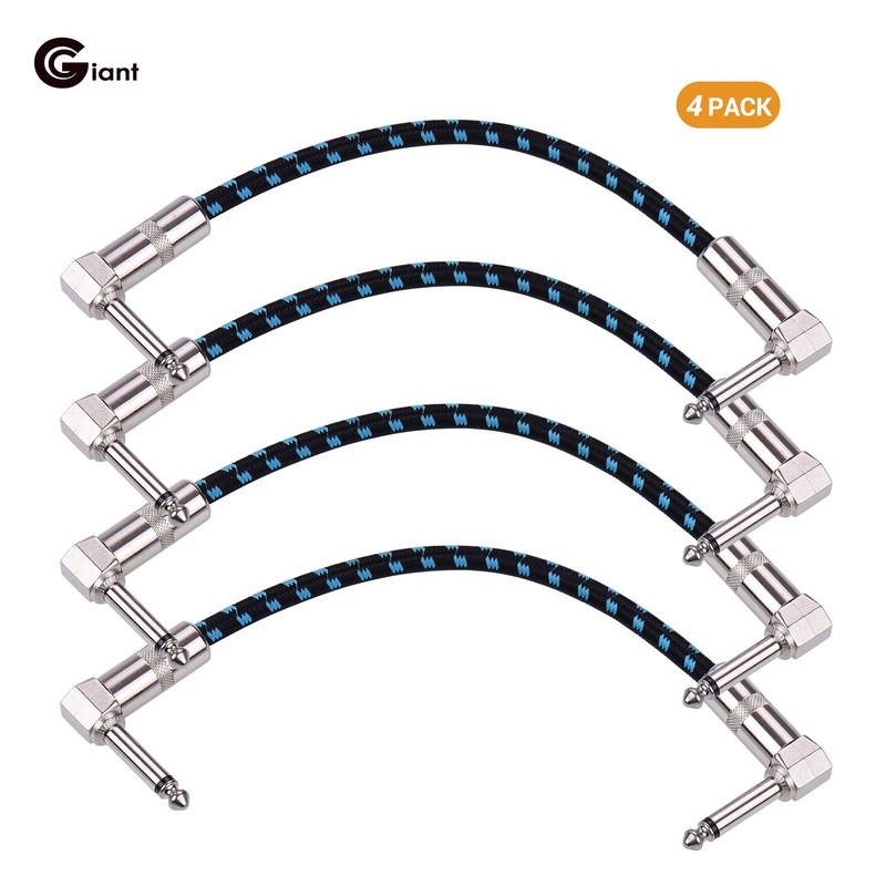 Guitar Pedal Patch Cables 6 Inch Length Cable Pure Copper S