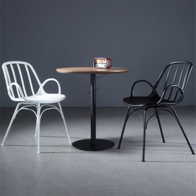 Nordic Dining Chair Kitchen Furniture Backrest Home Wrought