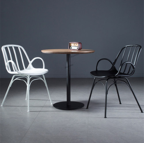 Nordic Dining Chair Kitchen Furniture Backrest Home Wrought