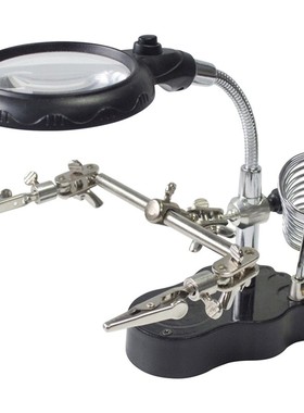 LED Light Soldering Iron Stand Holder Station Clamp  Helping