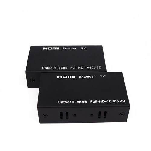 HDMI-compatible Cable Extender 60 Meters with IR Extension S