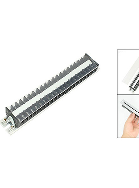 660V 15A AlumInum Rail Base 20 Position Screw TermInal Barri