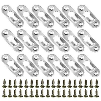 100pcs Single Keyhole Hanger Durable Picture Frame With