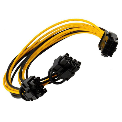 6pin to 2 X PCIe 8 (6+2) pin & 6pin Motherboard Images V