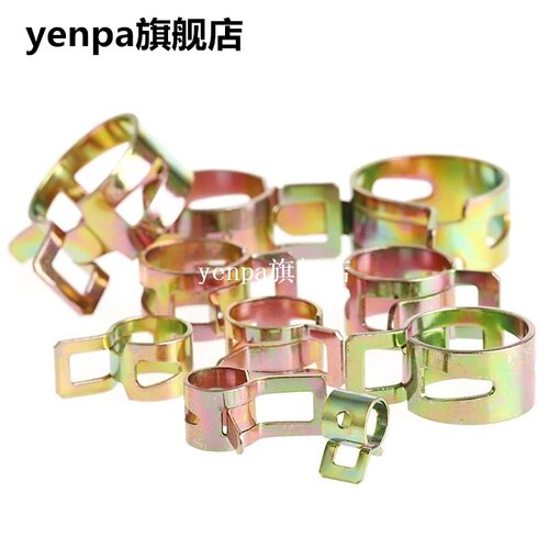 100pcs 6-22mm Fuel Spring Clip Line Hose Water Pipe Air Tube