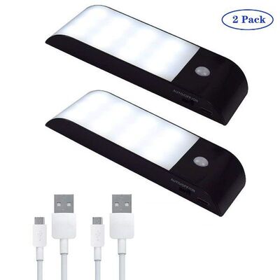 LED Motion PIR Sensor Light Cupboard Wardrobe Bed Lamp 12 LE