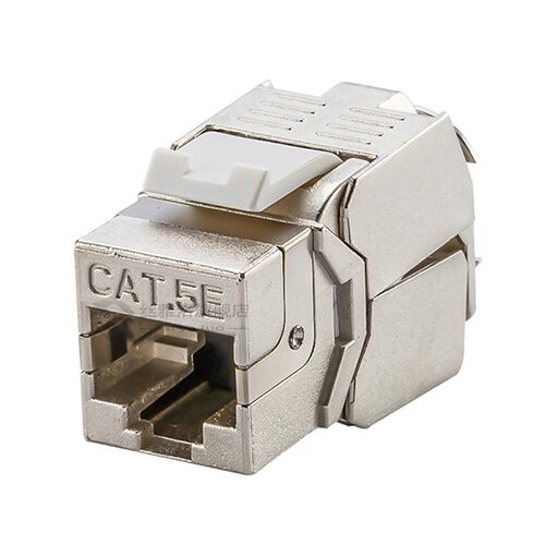 Network RJ45 Cat5e Cat6 Cat6A Keystone Jack Module 360 Degre