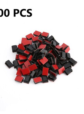 50/100 pcs Self Adhesive Cable Clips Wire Holder Clamps Car