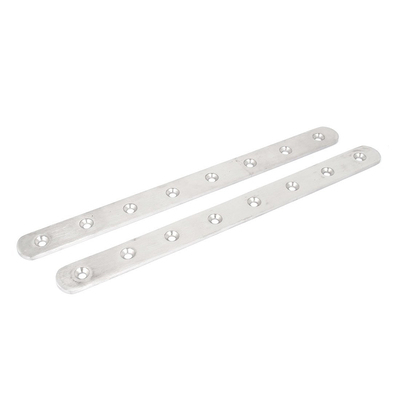 295mm x 24mm Repair Joining Mending Flat Plate Brackets 2pcs