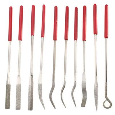10pcs Riffler File Mechanical Watch Riffler File Repair Tool