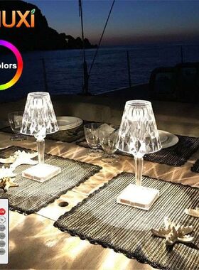 New Crystal Diamond Table Lamp USB Rechargeable Acrylic