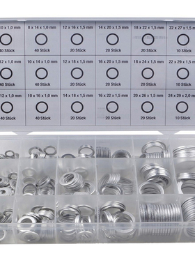18 Sizes 450Pcs Corrosion Resistant Assortment Washer Flat S