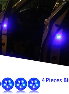 *4pcs/set 5 LEDs Car Door Opening Warning Lights Wireless Ma
