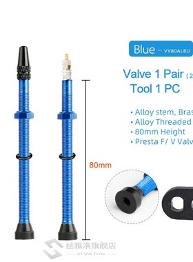 Deemount 2PCS Bicycle Tubeless Tire Presta Valve s Core Opti