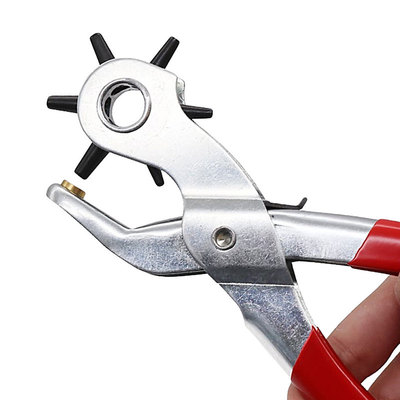 Eyelet Puncher Leather Belt Hole Punch Plier Revolve Sewing
