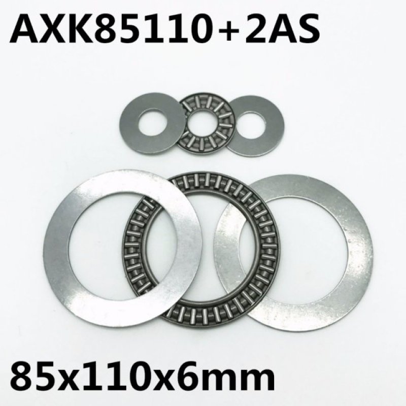 2pcs AXK85110+2AS Thrust Needle Roller Bearing 85x110x4 mm T