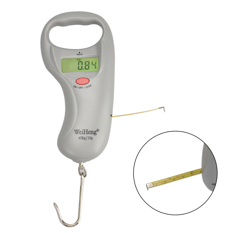45kgx10g Luggage Scales Hanging Fishing Hook Balance Scale W