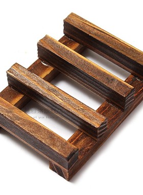Natural Handmade Wooden Bathroom Wood Soap Dish Box Containe
