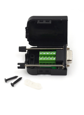 DB9 Female D-Sub 9 Pin Plug Breakout Terminals Solderless Nu