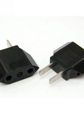 2pcs EU Female To US Male Plug Converter Adapter, Traveling
