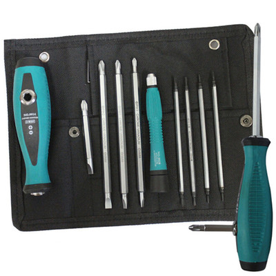 10Pcs Phillips Slotted Star Bits Precision Magnetic Screwdri