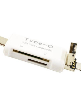 3in1 USB3.1 USB-C TF Type C SD Card Reader Adapter For Macbo