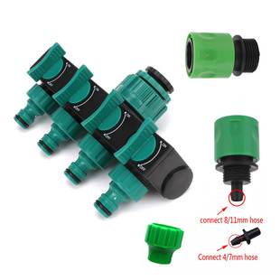 Irrigation Adapter Hose Splitters 4-way Water Hose