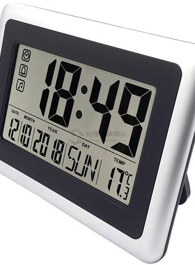 ELEG-Large Display Digital Wall Clock,Silent Desk Shelf Cloc