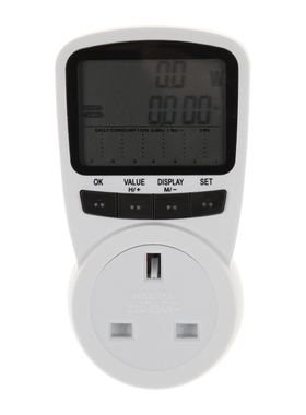LCD Power Energy Meter Checker Wattage Current Monitor Analy