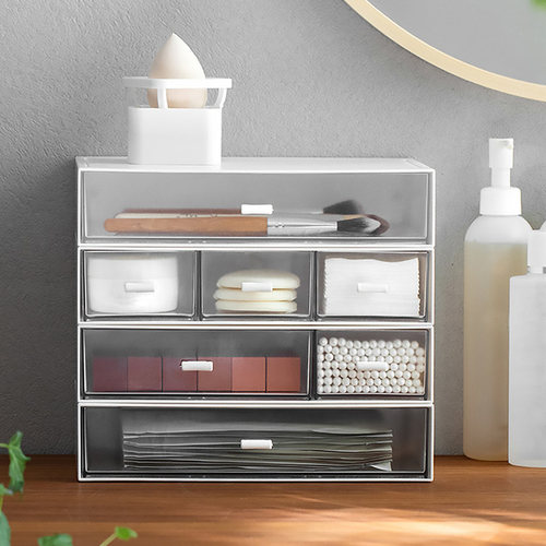 3 Specifications Drawer Cosmetic Storage Box Organizer