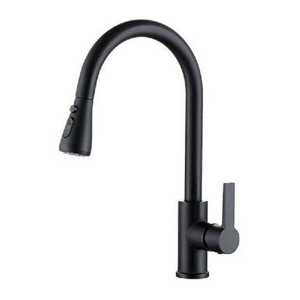 Kitchen Faucet With Pull Down Sprayer Multitask Mode Single