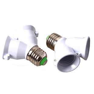 2x E27 Adapter E27 to Dual Vis Bayonet Converter