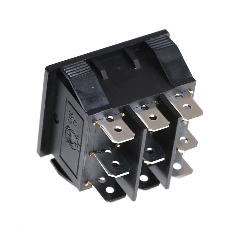 kcd7-303 perforate 9pin on - off - on boat rocker switch pow