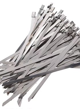 100pcs 5.9 Inches Exhaust Wrap Coated Locking Cable Zip Ties