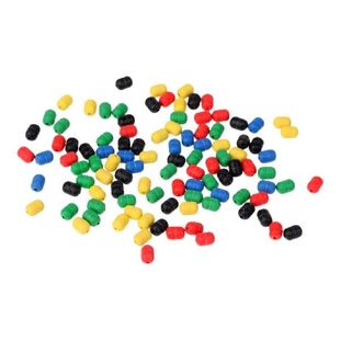 100pc Sea Fishing Beads Soft Rubber Rig Lure Making Beads