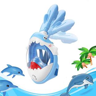 Snorkel Mask For Kids Foldable Panoramic View Snorkel Mask